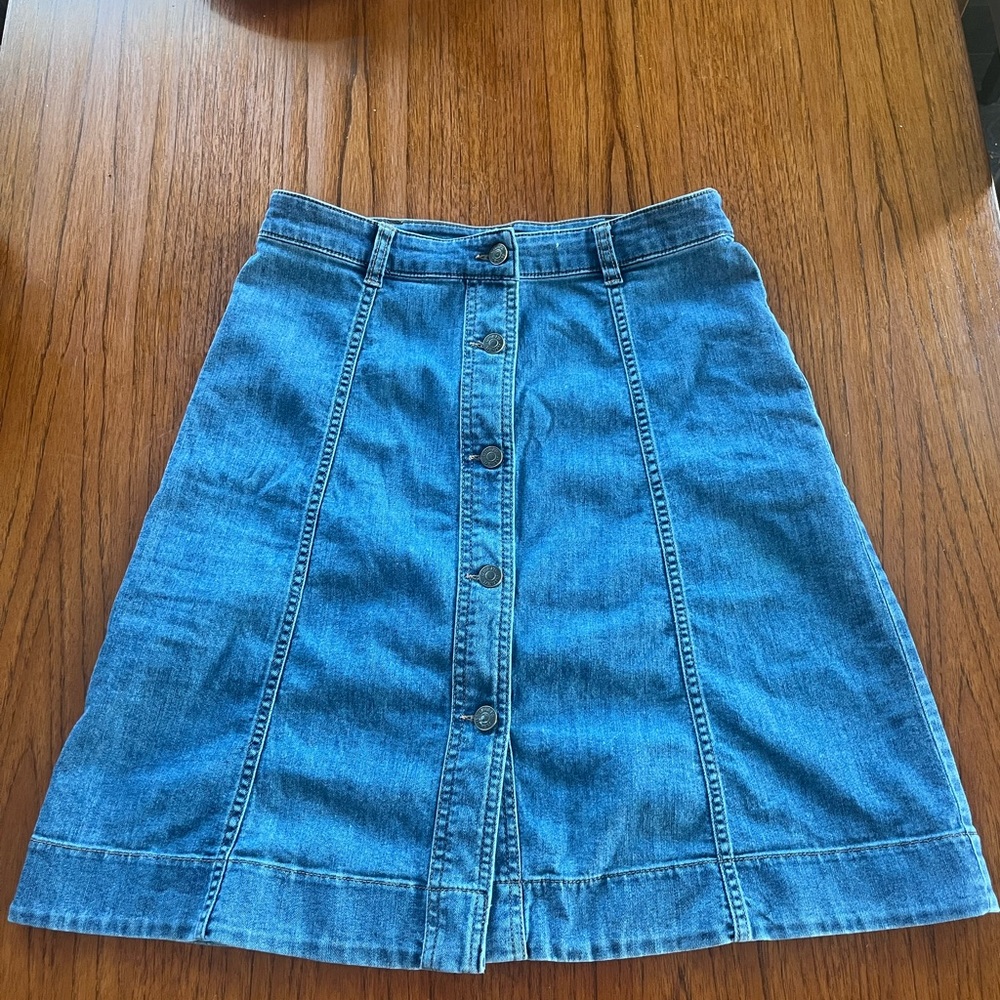 Vintage denim skirt